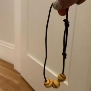 Yellow and Orange Beaded Necklace